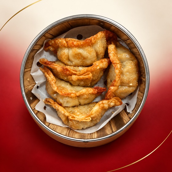 Pan Fried Chicken Dumplings