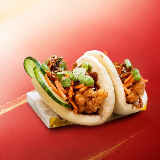 Sesame Chicken Bao